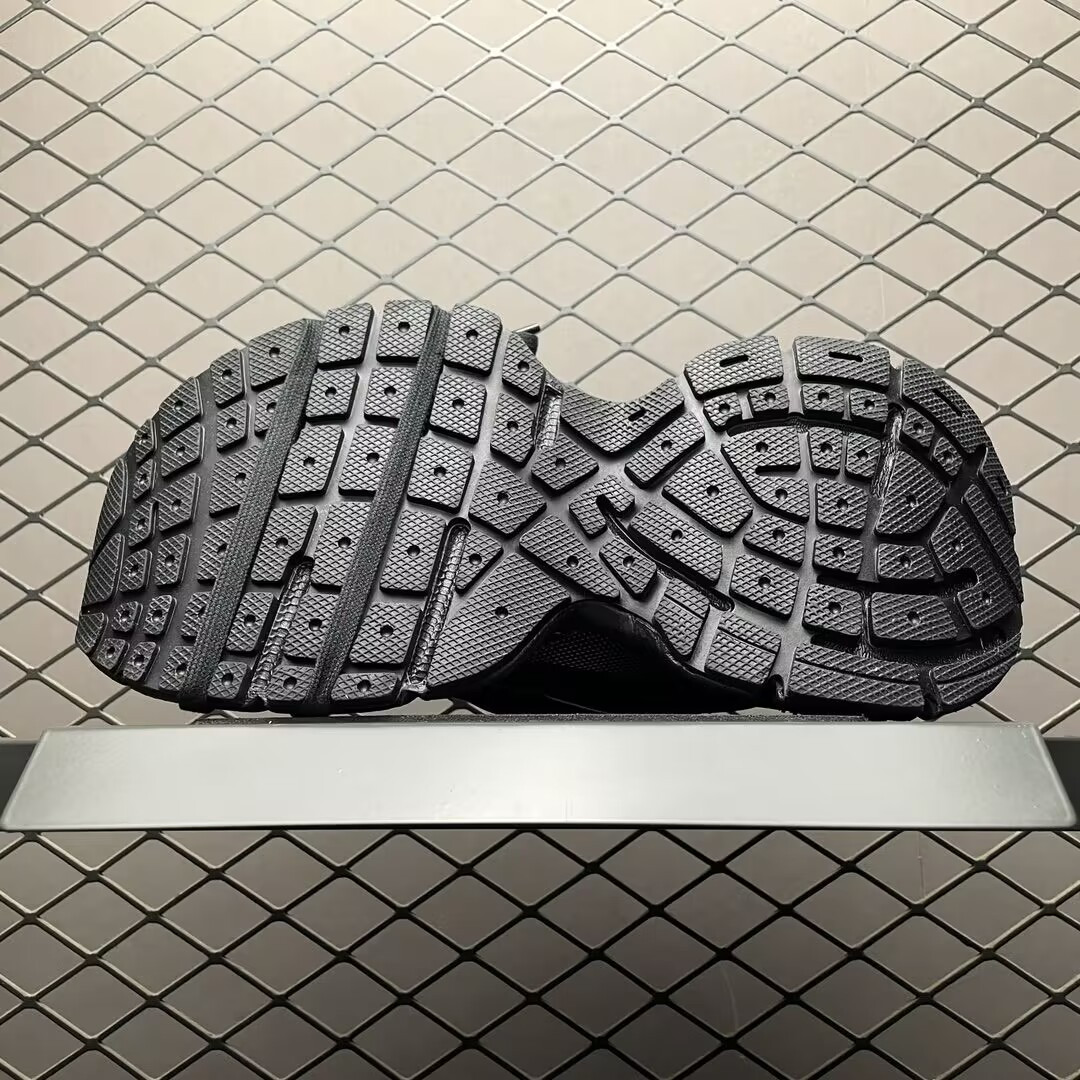 UA Balenciga 3XL Knit Sneaker Black (run one size large)