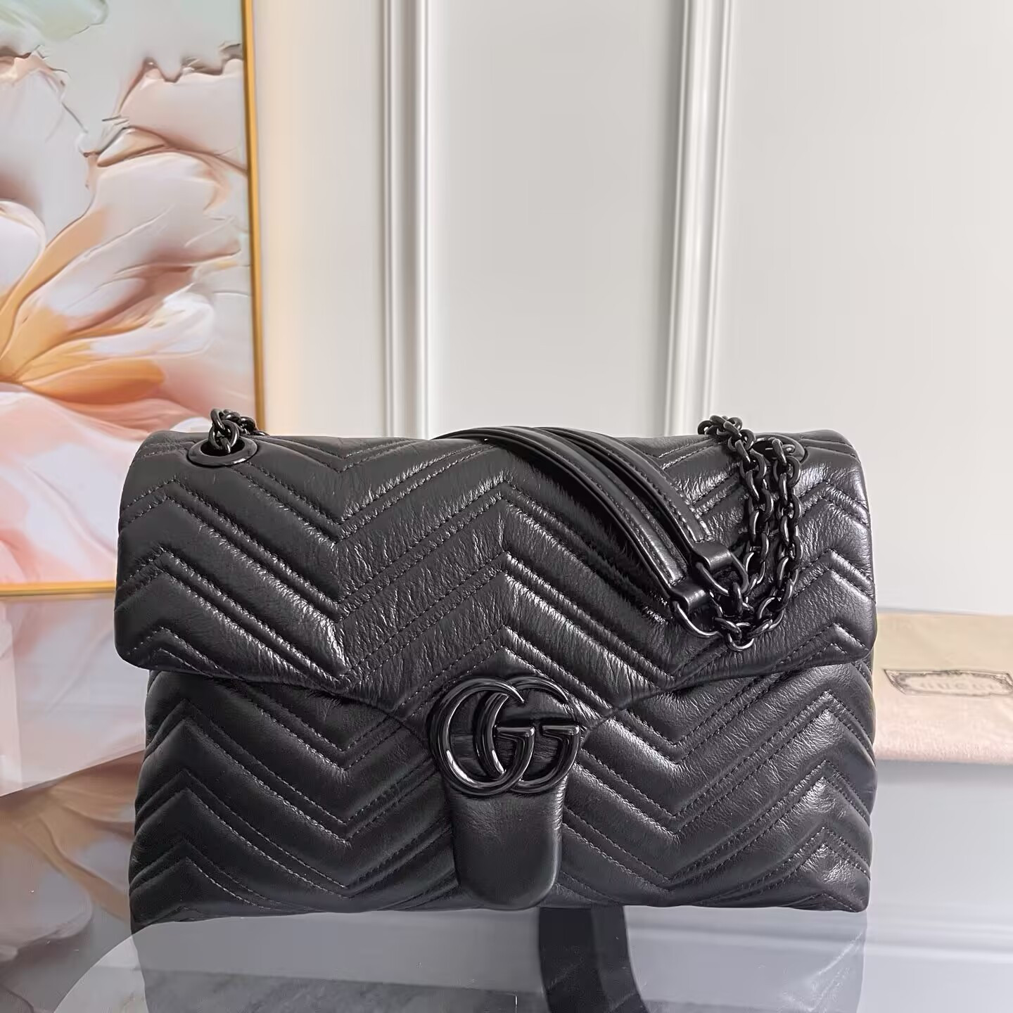G*u*i gg marmont medium shoulder bag 31x17x8cm