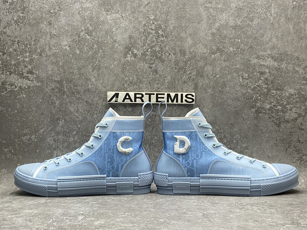 D*or b23 high top daniel arsham light blue