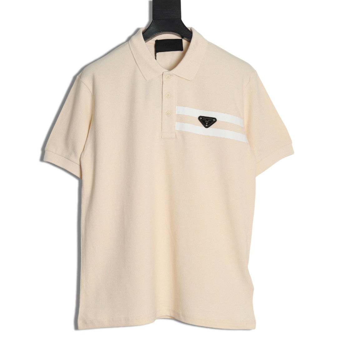 Pra*a short-sleeved polo shirt