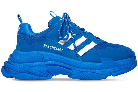 Balenciga x adida Triple S Blue White
