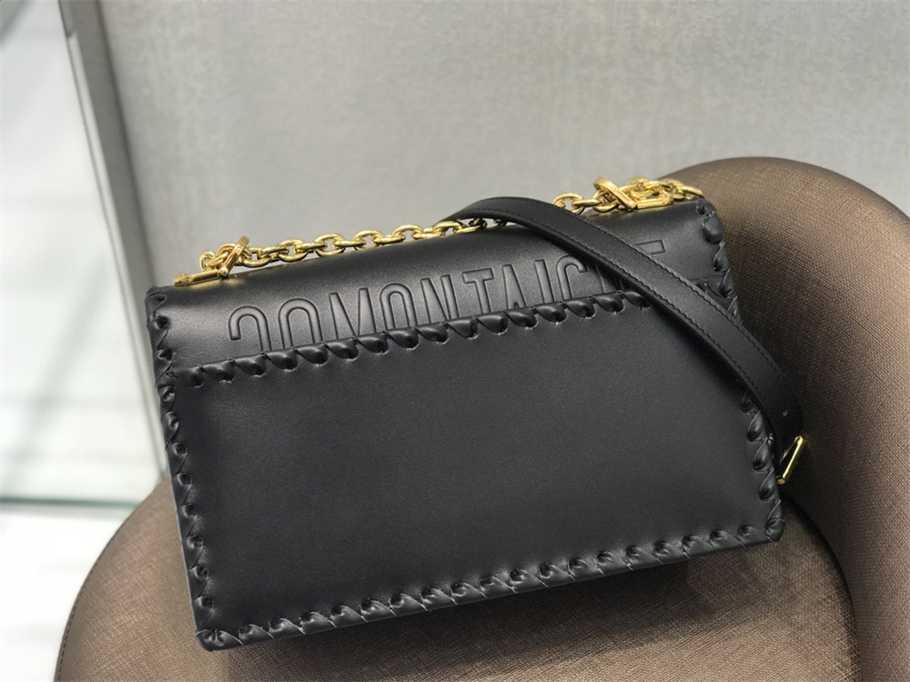 D*or 30 montaigne chain bag black
