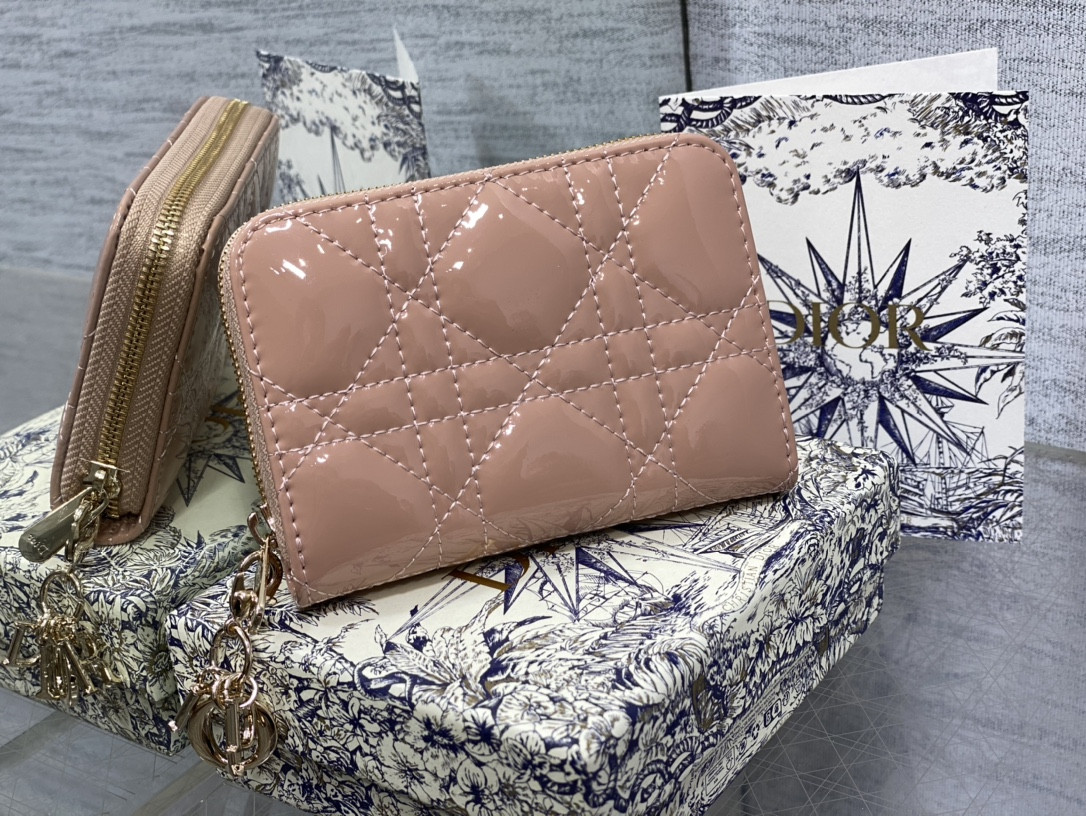 lady D*or voyageur small coin purse card holder