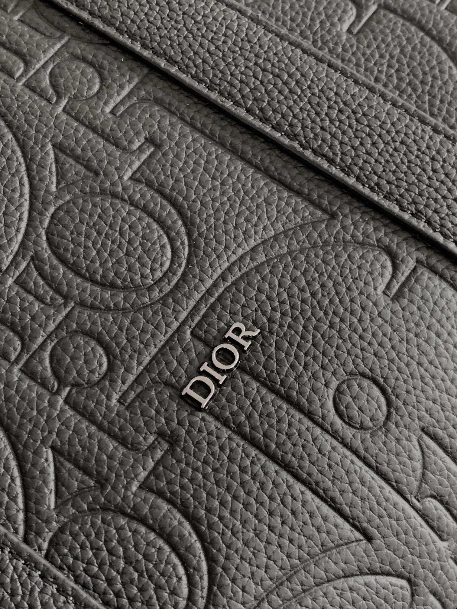 D*or weekender 40 black D*or gravity leather and black grained calfskin  57.5 x 34.5 x 22 cm