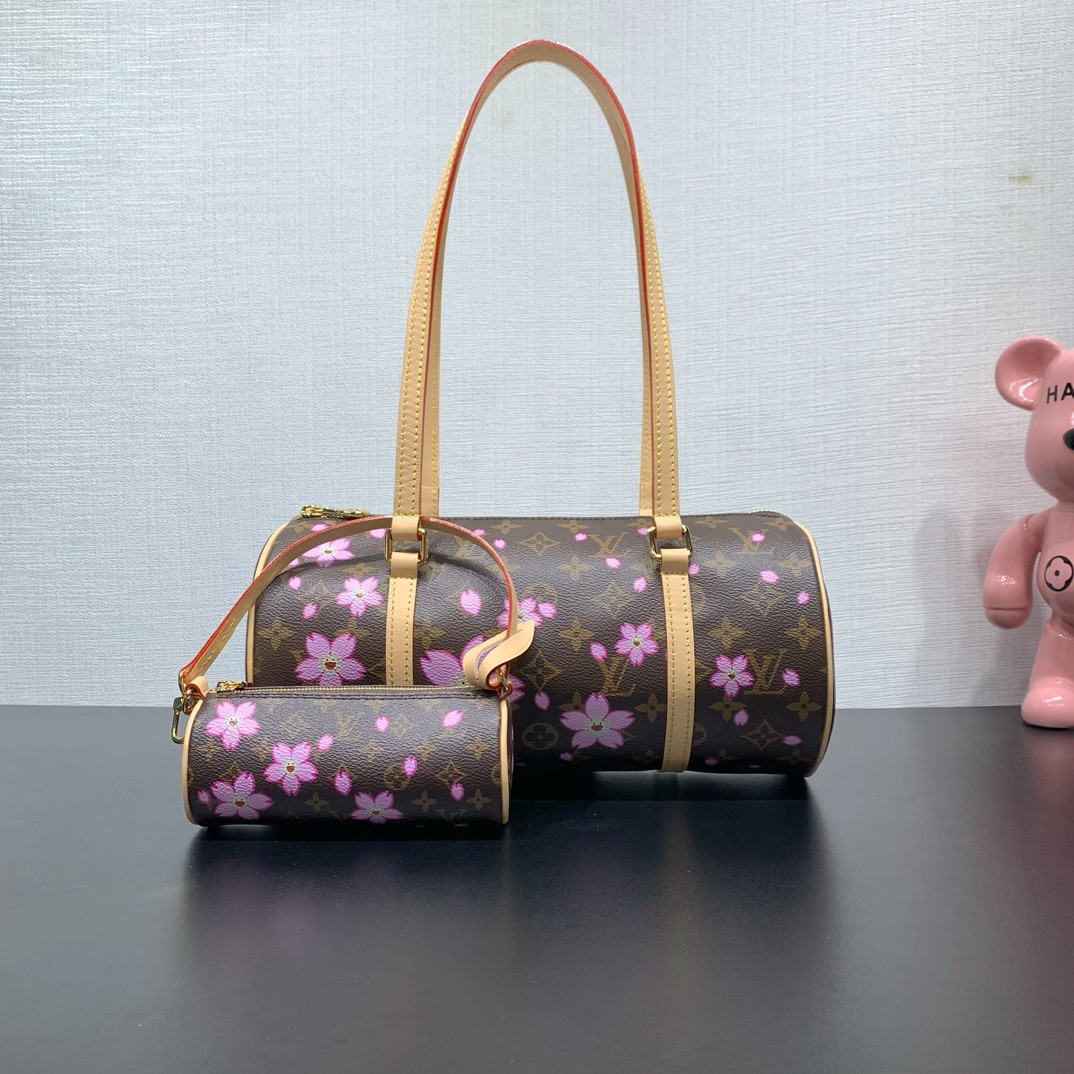 LV × TM Papillon MM M13097 27x11x13cm