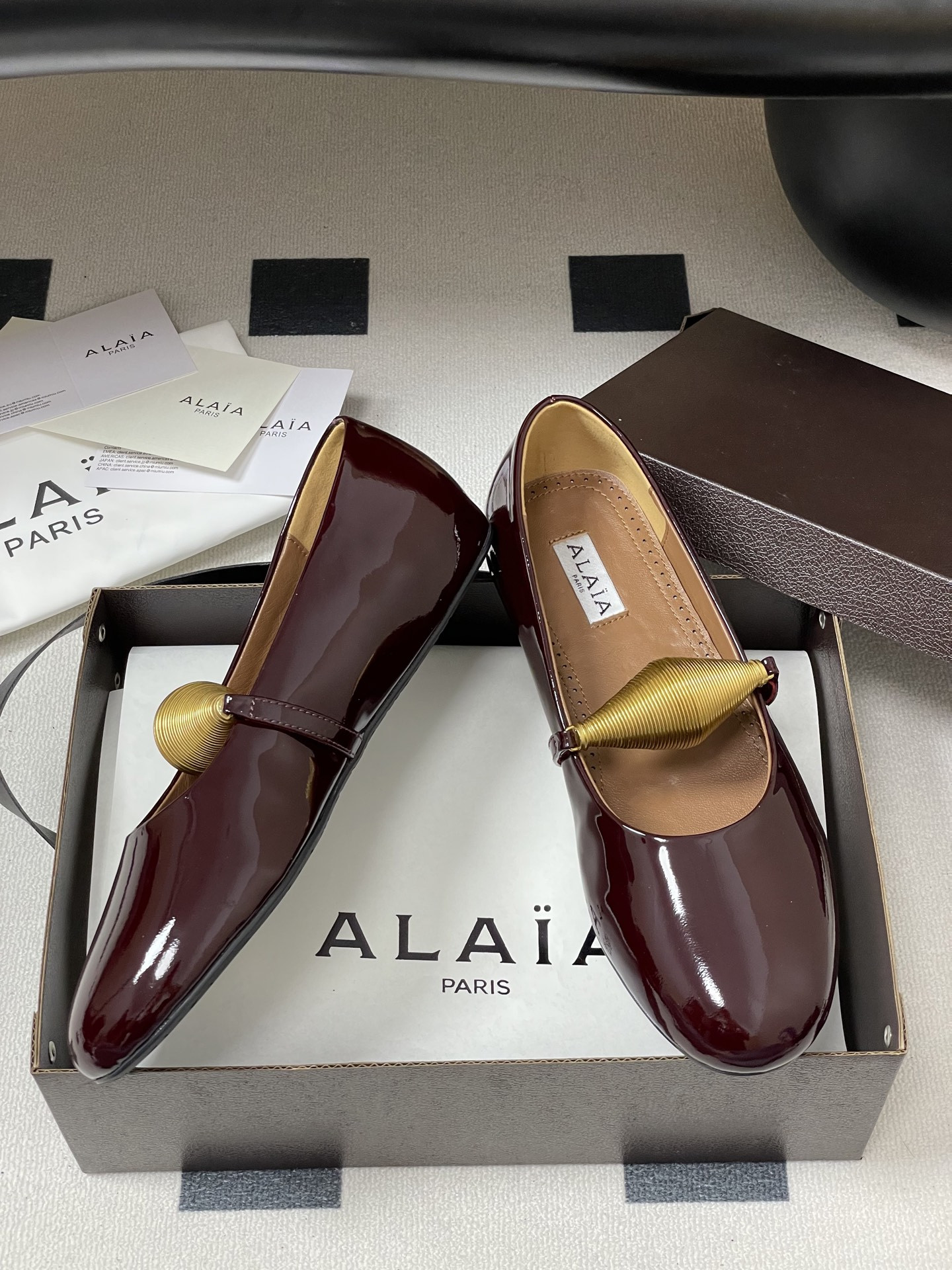 UA Alaïa Jewel Ballet Flats(Customized Size 7-10 days production time)